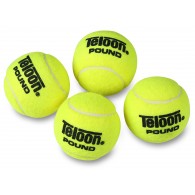 Мяч для большого тенниса TELOON (4 шт в тубе) профессиональный Pount-TOUR 828Т Р4 Желтый